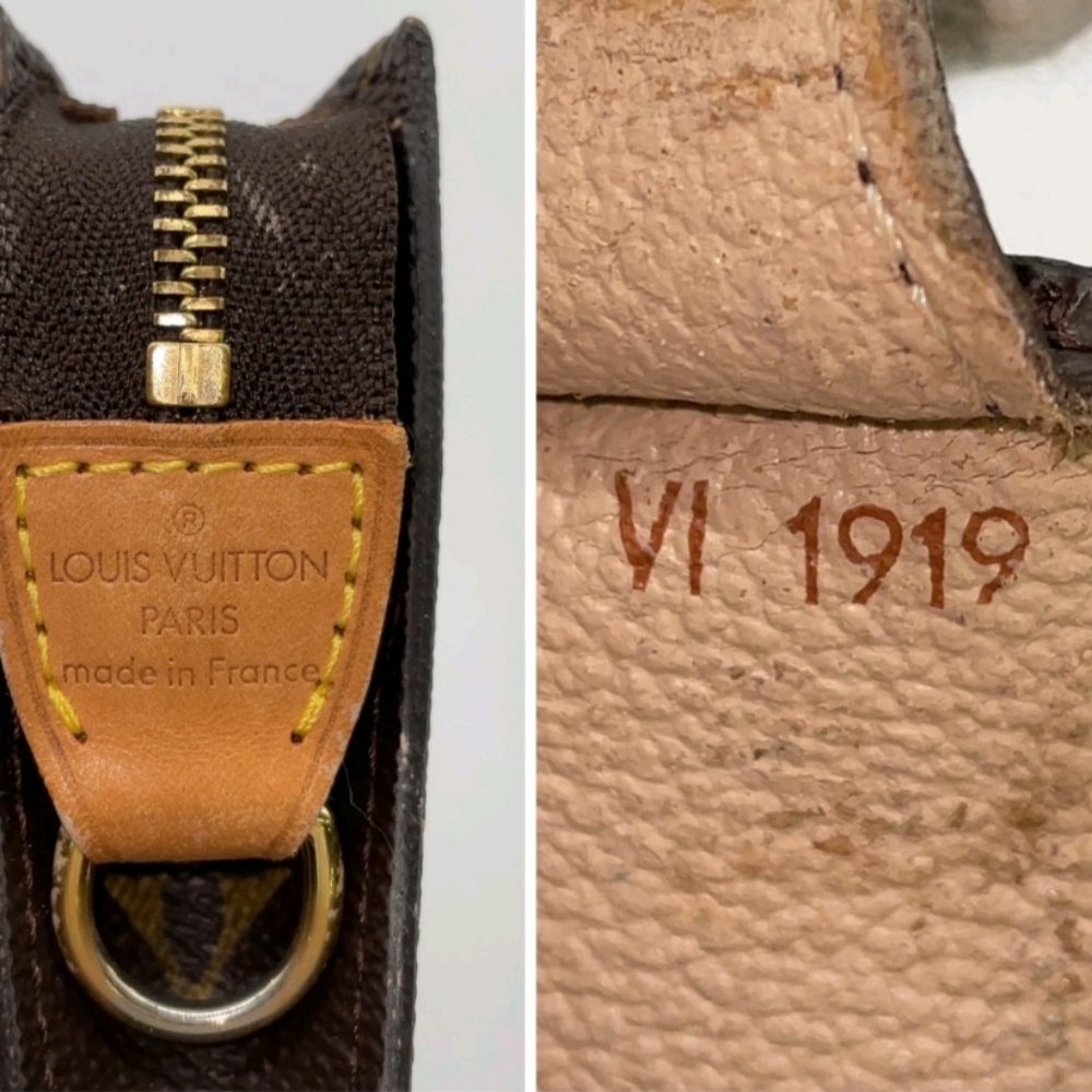 Authentic Louis Vuitton Brown Monogram Pouch - Picture 8 of 10